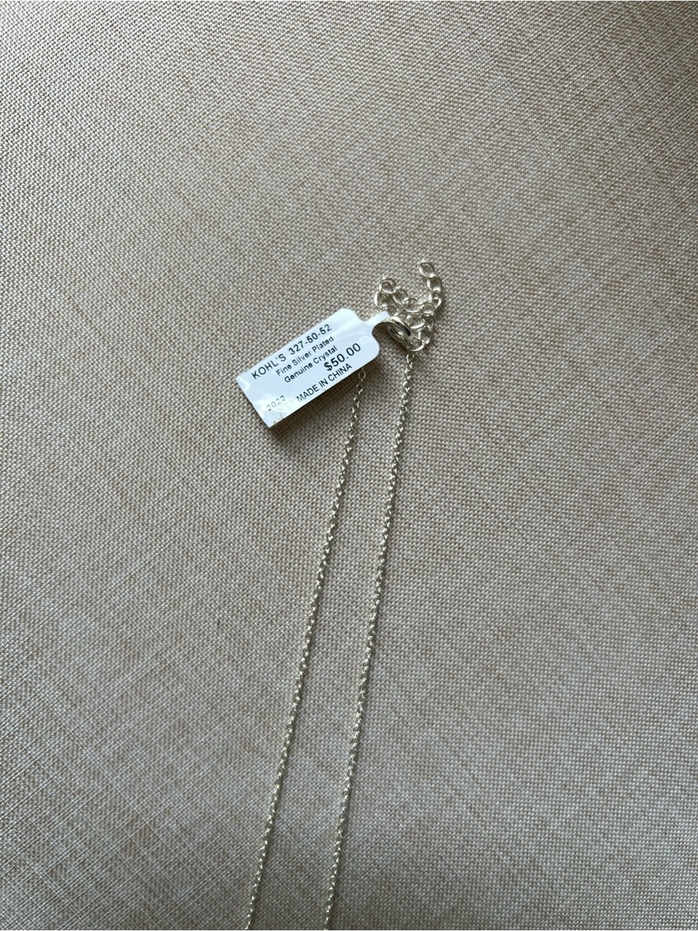 Silver & Rose Gold Heart Pendant Necklace - Picture 3 of 3